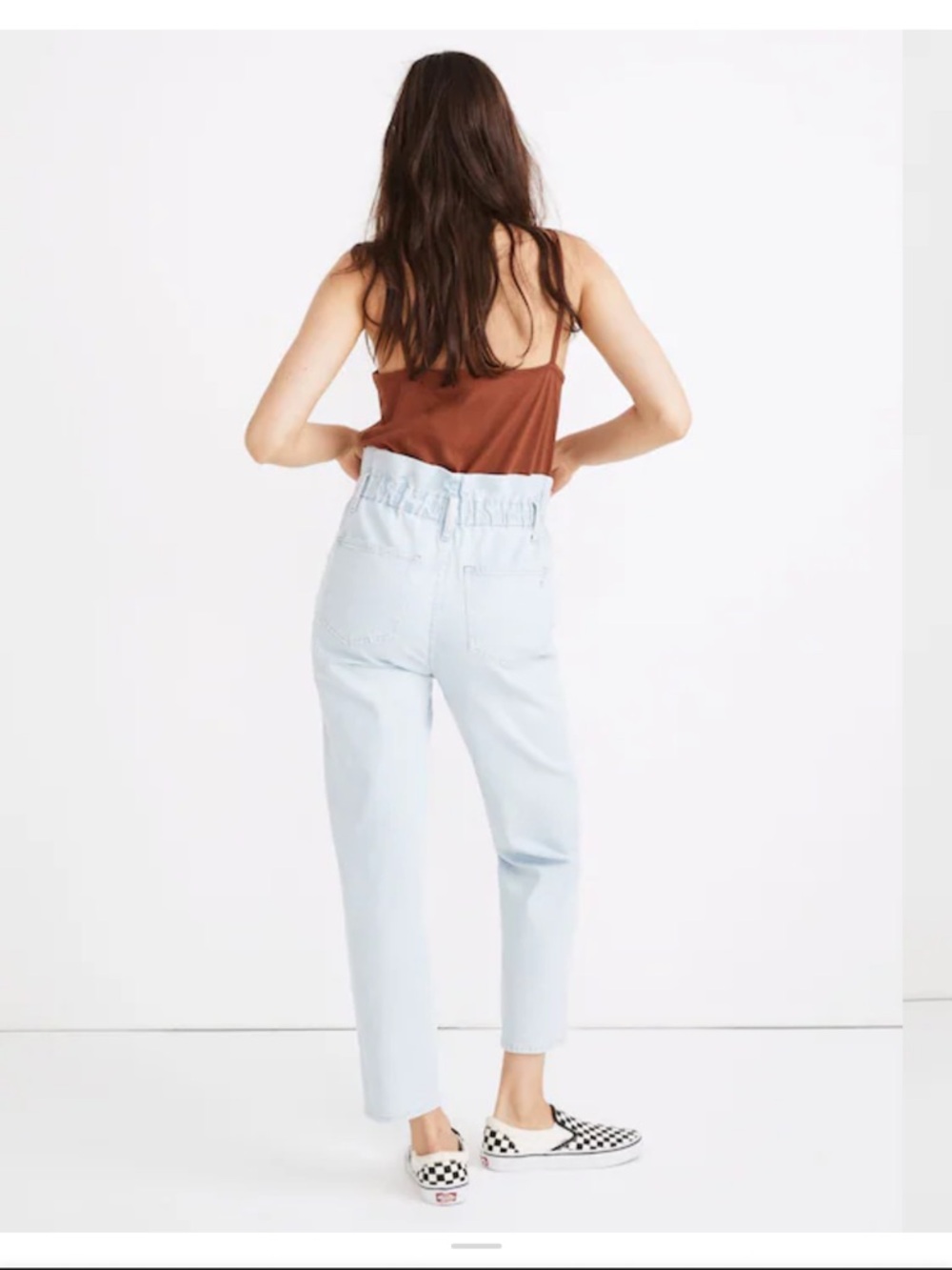 Madewell NWOT❗️Paperwaist Classic Straight Jeans in Broomfield Wash - Picture 4 of 13